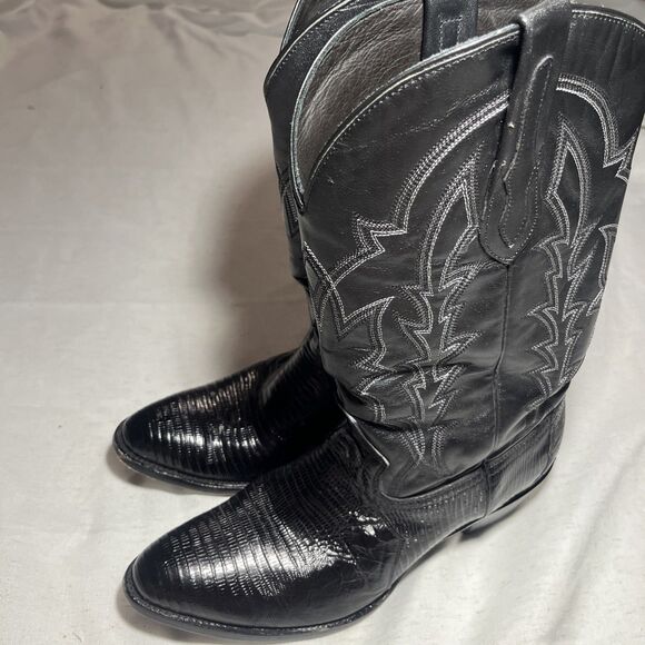 J.B. Dillon Lizard Leather Cowboy Boots JBR1006 EE - Mens Size 13EE main image 9